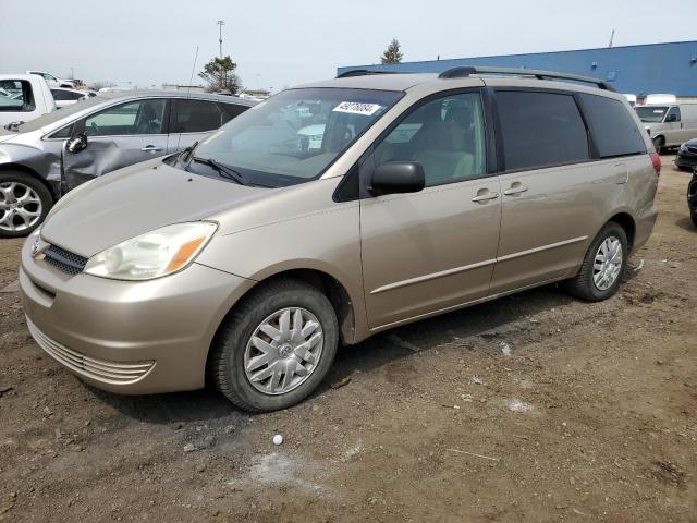 5TDZA23C74S210815 - 2004 TOYOTA SIENNA CE TAN photo 1