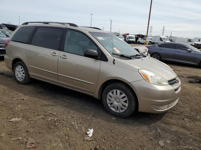 5TDZA23C74S210815 - 2004 TOYOTA SIENNA CE TAN photo 4