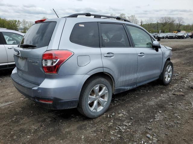 JF2SJAEC5EH441468 - 2014 SUBARU FORESTER 2.5I PREMIUM SILVER photo 3