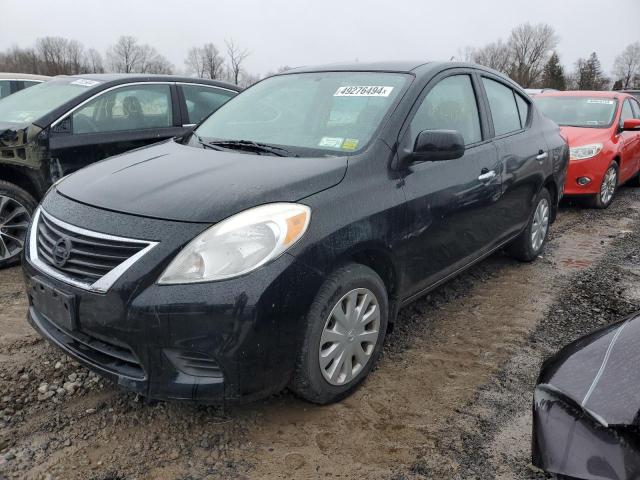 3N1CN7AP4CL907301 - 2012 NISSAN VERSA S BLACK photo 1