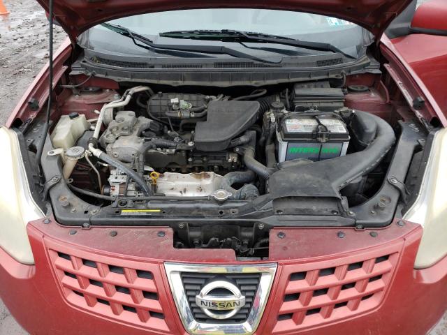 JN8AS5MV2AW122539 - 2010 NISSAN ROGUE S RED photo 12