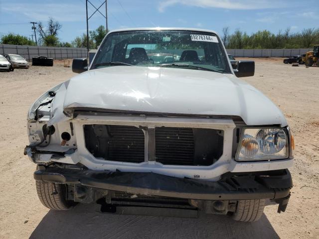 1FTYR10D39PA12729 - 2009 FORD RANGER WHITE photo 5