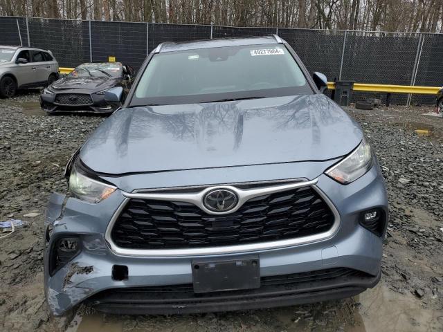 5TDHZRBH5LS034470 - 2020 TOYOTA HIGHLANDER XLE BLUE photo 5