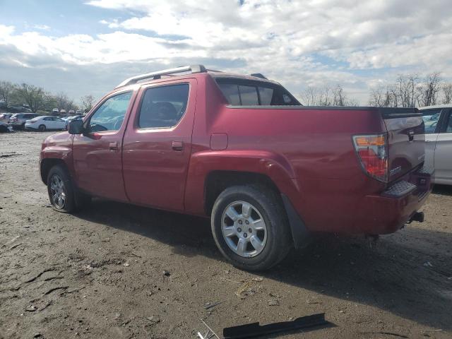 2HJYK16506H552846 - 2006 HONDA RIDGELINE RTL RED photo 2