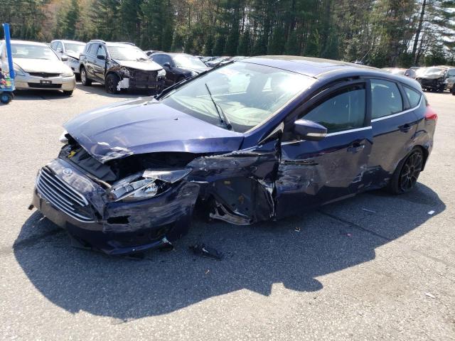 1FADP3N25HL333741 - 2017 FORD FOCUS TITANIUM BLUE photo 1