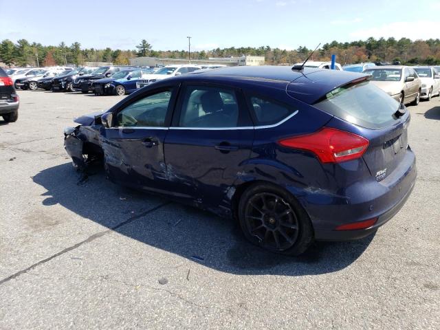 1FADP3N25HL333741 - 2017 FORD FOCUS TITANIUM BLUE photo 2