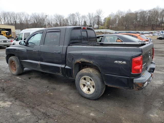 1D7HW48N38S626611 - 2008 DODGE DAKOTA QUAD SLT BLACK photo 2