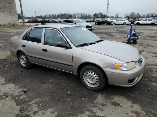 1NXBR12E61Z472822 - 2001 TOYOTA COROLLA CE BEIGE photo 4