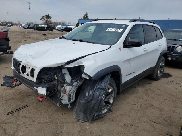 1C4PJMBX2KD314709 - 2019 JEEP CHEROKEE TRAILHAWK WHITE photo 1