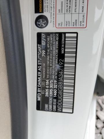 WDDUG8GB8JA347192 - 2018 MERCEDES-BENZ S 560 4MATIC WHITE photo 12