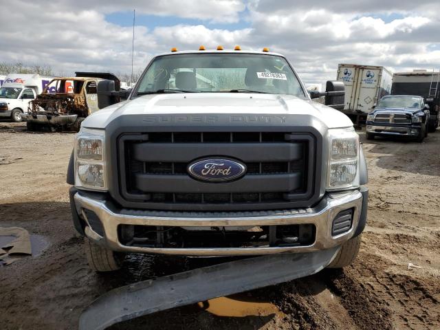 1FDUF5GT1CED20248 - 2012 FORD F550 SUPER DUTY WHITE photo 5