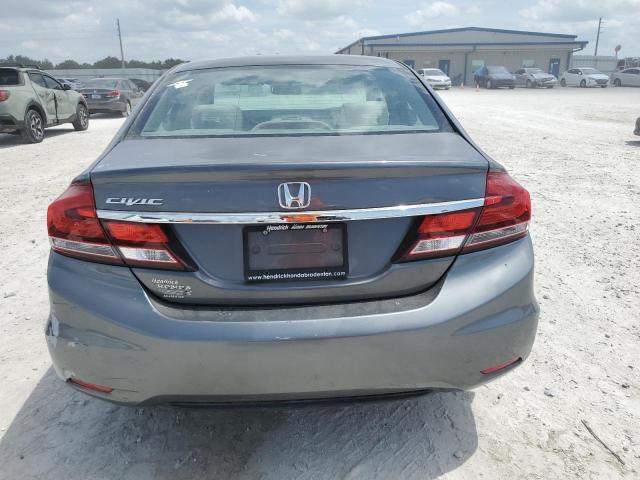 19XFB2F51DE009855 - 2013 HONDA CIVIC LX CHARCOAL photo 6