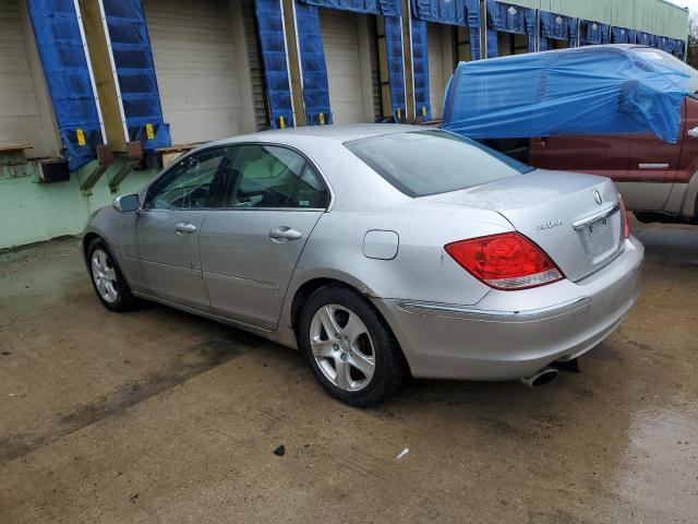 JH4KB16698C001922 - 2008 ACURA RL SILVER photo 2