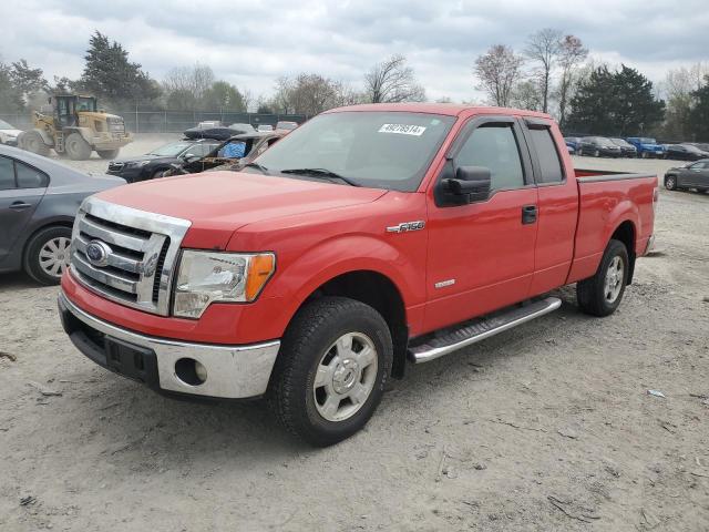 1FTFX1CTXBFC82164 - 2011 FORD F150 SUPER CAB RED photo 1