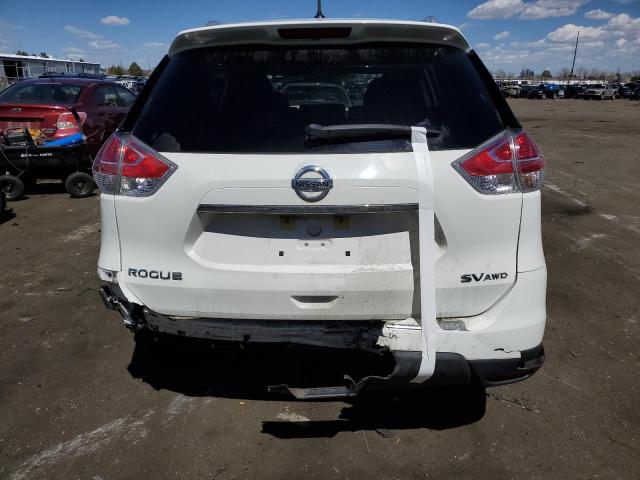 KNMAT2MV0GP684353 - 2016 NISSAN ROGUE S WHITE photo 6