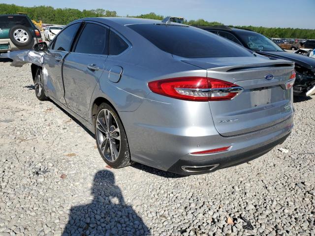 3FA6P0D99LR175601 - 2020 FORD FUSION TITANIUM SILVER photo 2