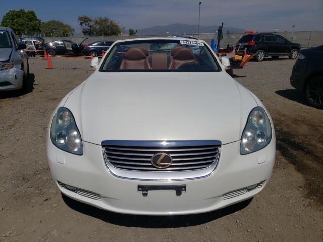 JTHFN48Y120014486 - 2002 LEXUS SC 430 WHITE photo 5