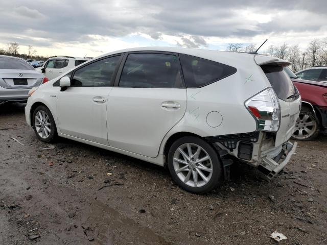 JTDZN3EU1D3199814 - 2013 TOYOTA PRIUS V WHITE photo 2