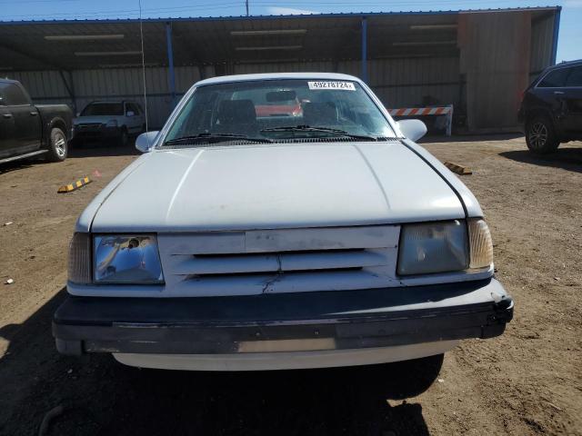 1FABP39S8HK259058 - 1987 FORD TEMPO WHITE photo 5