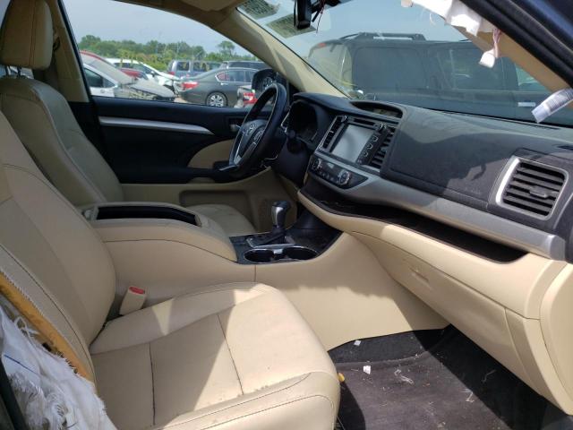 5TDJKRFH2FS096008 - 2015 TOYOTA HIGHLANDER XLE Կապույտ լուսանկար 5