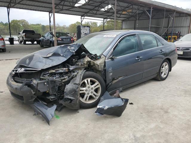 1HGCM56787A158062 - 2007 HONDA ACCORD EX CHARCOAL photo 1