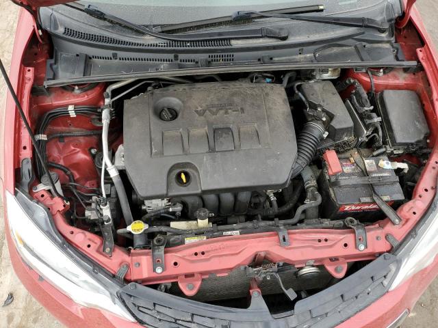 2T1BURHEXGC614801 - 2016 TOYOTA COROLLA L RED photo 11