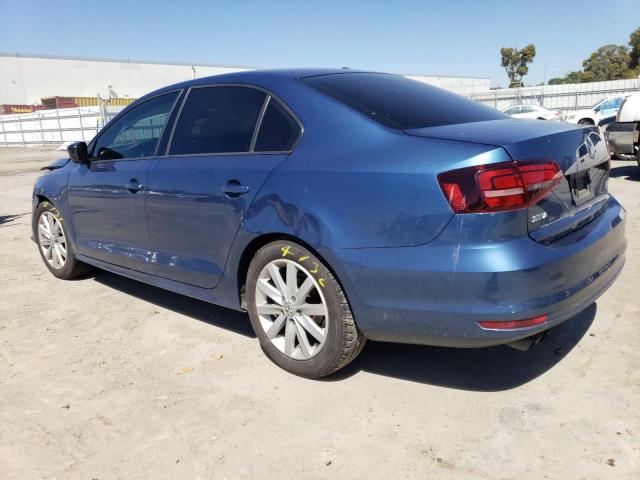 3VW267AJ1GM373186 - 2016 VOLKSWAGEN JETTA S BLUE photo 2