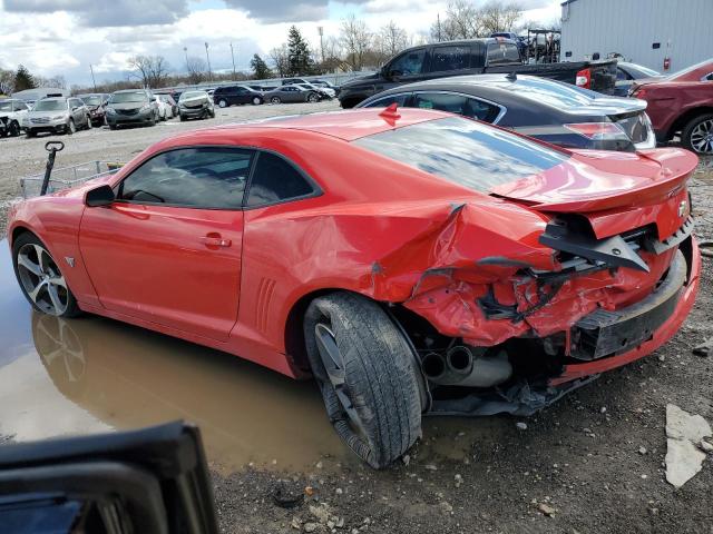 2G1FE1E33F9294120 - 2015 CHEVROLET CAMARO LT RED photo 2