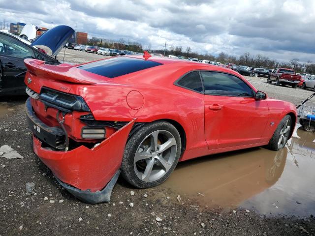 2G1FE1E33F9294120 - 2015 CHEVROLET CAMARO LT RED photo 3