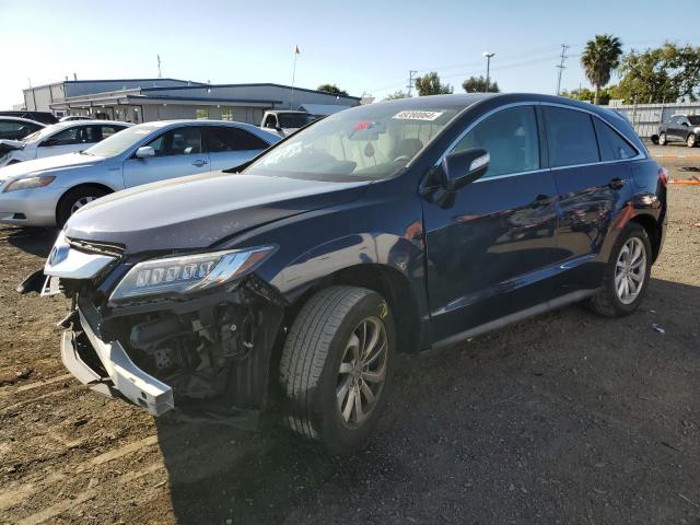 5J8TB3H53JL010130 - 2018 ACURA RDX TECHNOLOGY BLUE photo 1