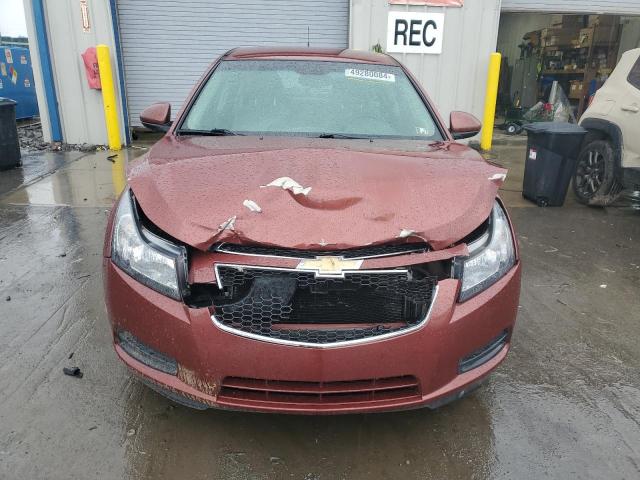 1G1PF5SC3C7303439 - 2012 CHEVROLET CRUZE LT BURGUNDY photo 5