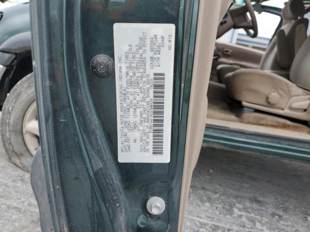 5TBBT44142S300434 - 2002 TOYOTA TUNDRA ACCESS CAB GREEN photo 13