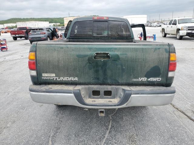 5TBBT44142S300434 - 2002 TOYOTA TUNDRA ACCESS CAB GREEN photo 6