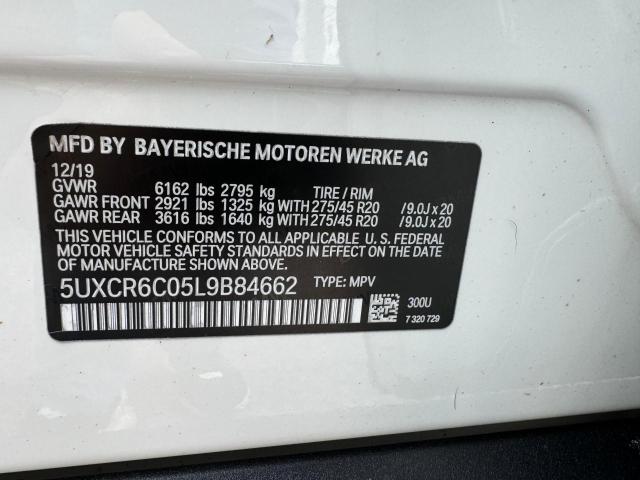 5UXCR6C05L9B84662 - 2020 BMW X5 XDRIVE40I WHITE photo 15