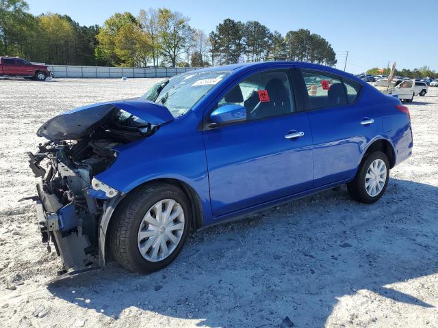 3N1CN7AP7FL943150 - 2015 NISSAN VERSA S BLUE photo 1