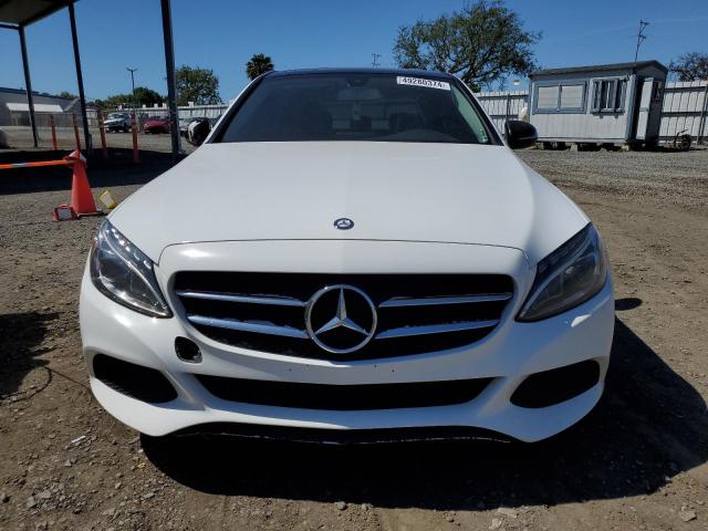 55SWF4JB5FU066410 - 2015 MERCEDES-BENZ C 300 WHITE photo 5