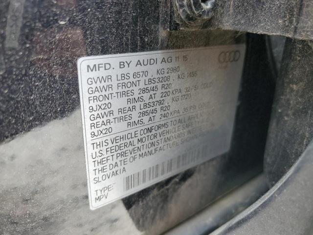 WA1VAAF70HD003699 - 2017 AUDI Q7 PRESTIGE BLACK photo 14