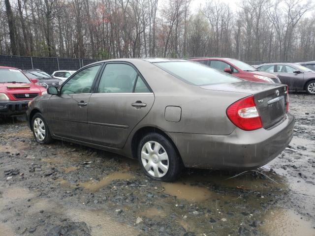 4T1BE32K92U517153 - 2002 TOYOTA CAMRY LE GRAY photo 2