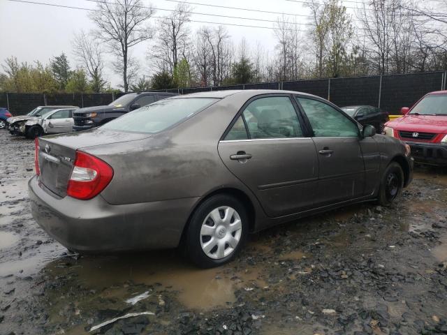 4T1BE32K92U517153 - 2002 TOYOTA CAMRY LE GRAY photo 3