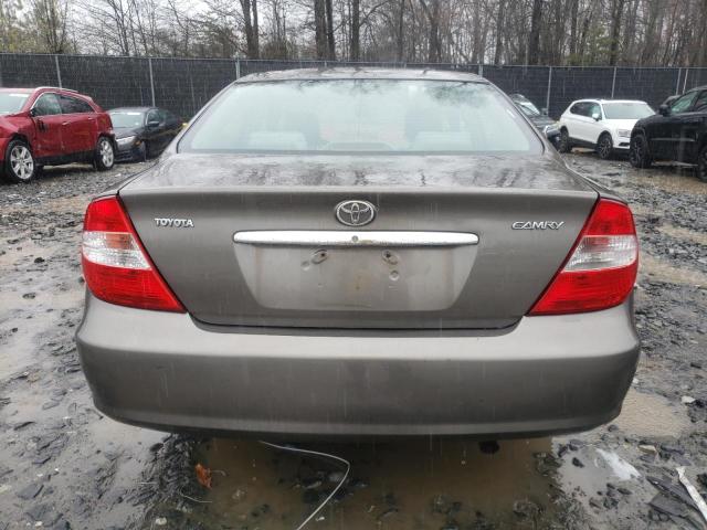 4T1BE32K92U517153 - 2002 TOYOTA CAMRY LE GRAY photo 6