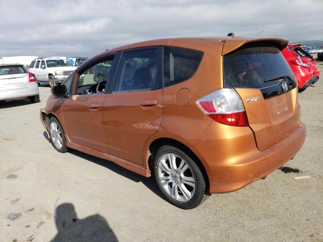 JHMGE8H46AS008968 - 2010 HONDA FIT SPORT ORANGE photo 2