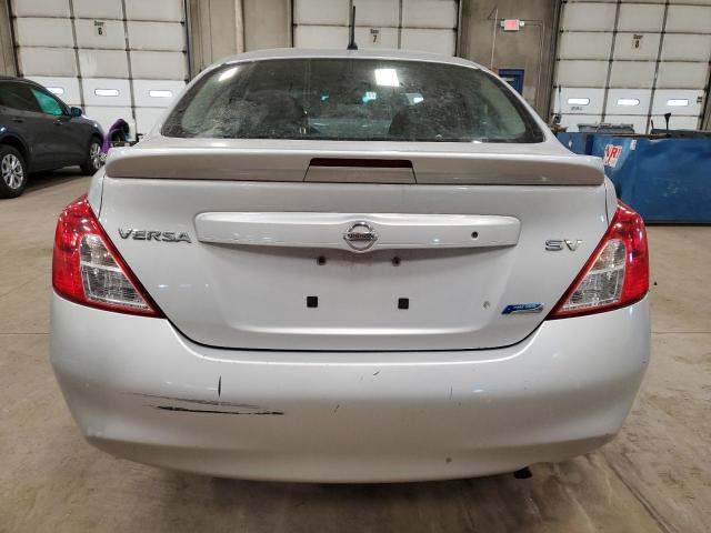 3N1CN7AP7DL857169 - 2013 NISSAN VERSA S SILVER photo 6