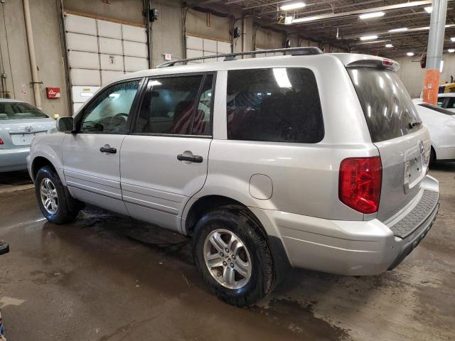 5FNYF18465B031406 - 2005 HONDA PILOT EX SILVER photo 2