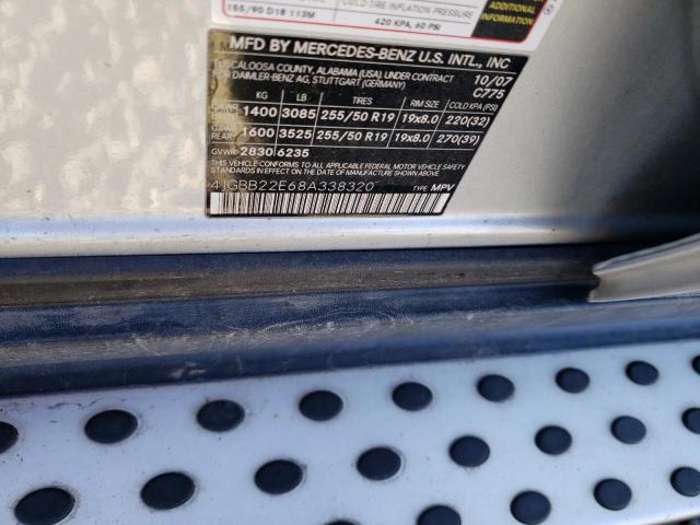 4JGBB22E68A338320 - 2008 MERCEDES-BENZ ML 320 CDI SILVER photo 13