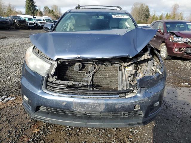 5TDJKRFH9GS307271 - 2016 TOYOTA HIGHLANDER XLE 蓝色 照片 5