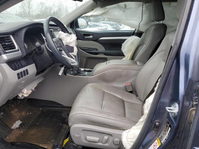 5TDJKRFH9GS307271 - 2016 TOYOTA HIGHLANDER XLE 蓝色 照片 7