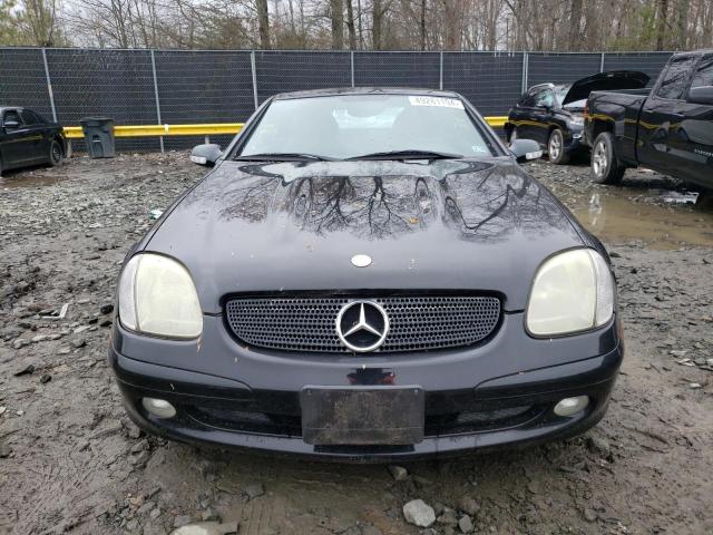 WDBKK49FX4F299130 - 2004 MERCEDES-BENZ SLK 230 KOMPRESSOR BLACK photo 5