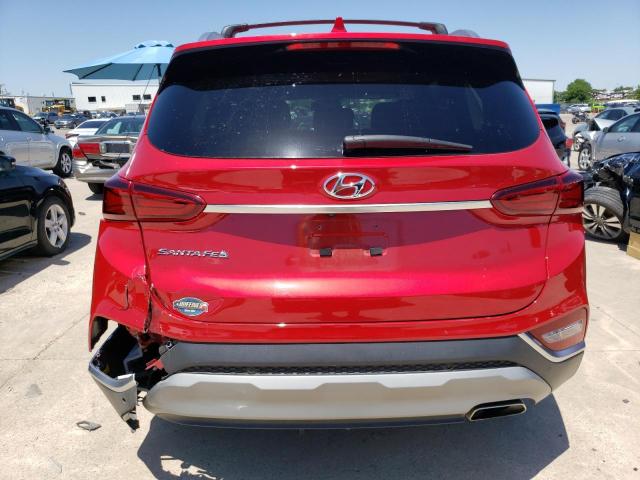 5NMS33AD4LH248890 - 2020 HYUNDAI SANTA FE SEL RED photo 6