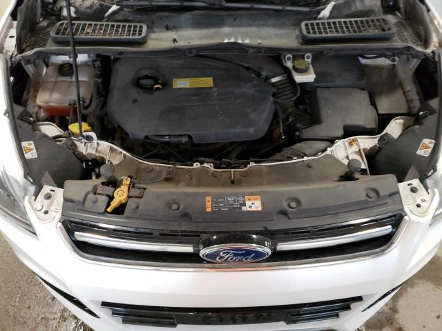 1FMCU9JX5EUA13338 - 2014 FORD ESCAPE TITANIUM WHITE photo 11