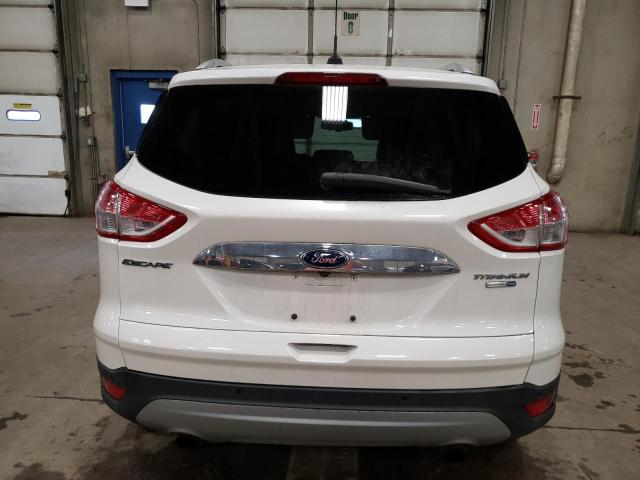 1FMCU9JX5EUA13338 - 2014 FORD ESCAPE TITANIUM WHITE photo 6